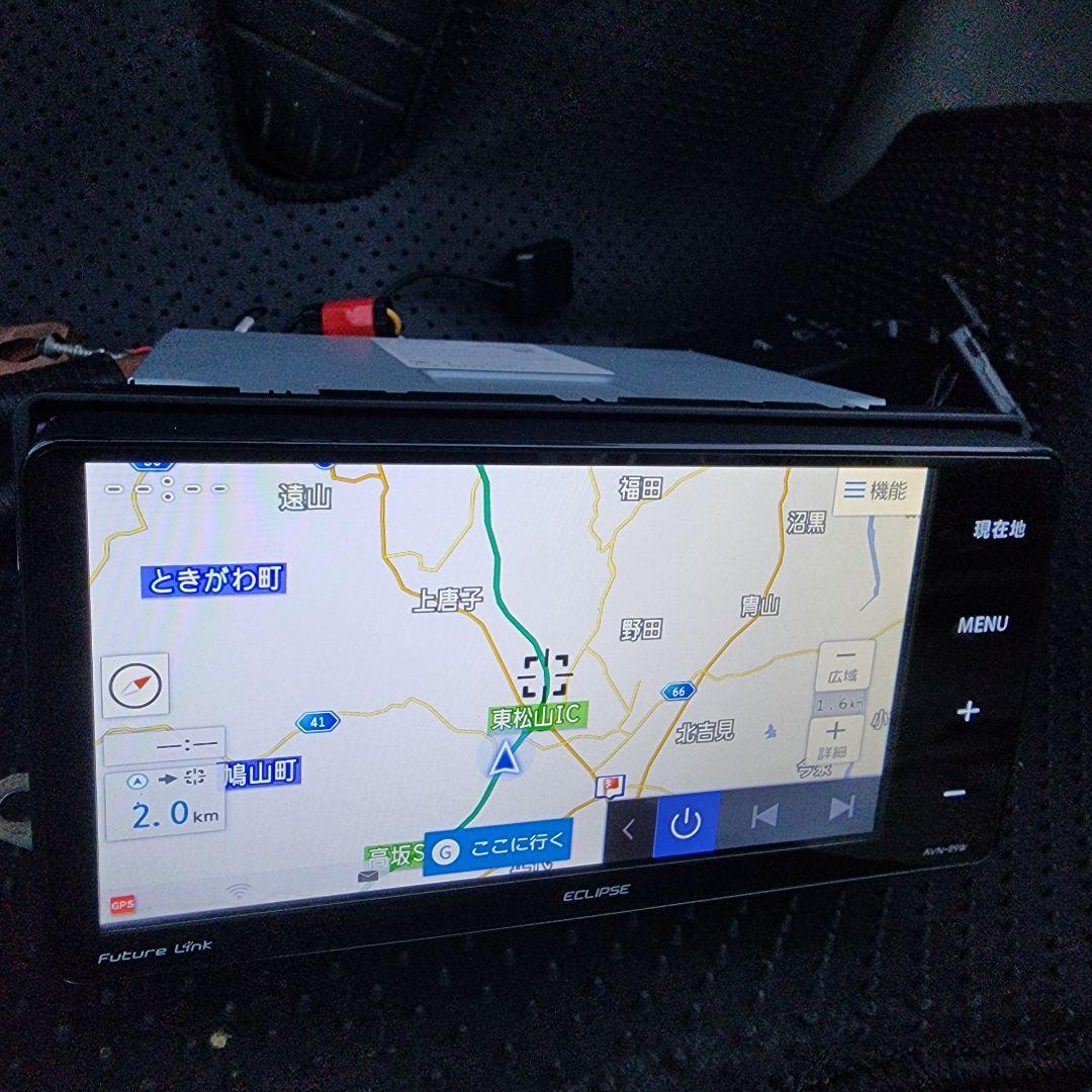 【動作済】AVN-R9W ETC付 フルセグ/BT/Wi-Fi/DVD 地図有