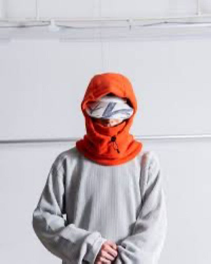 スノーピーク　バラクラバ　オレンジ