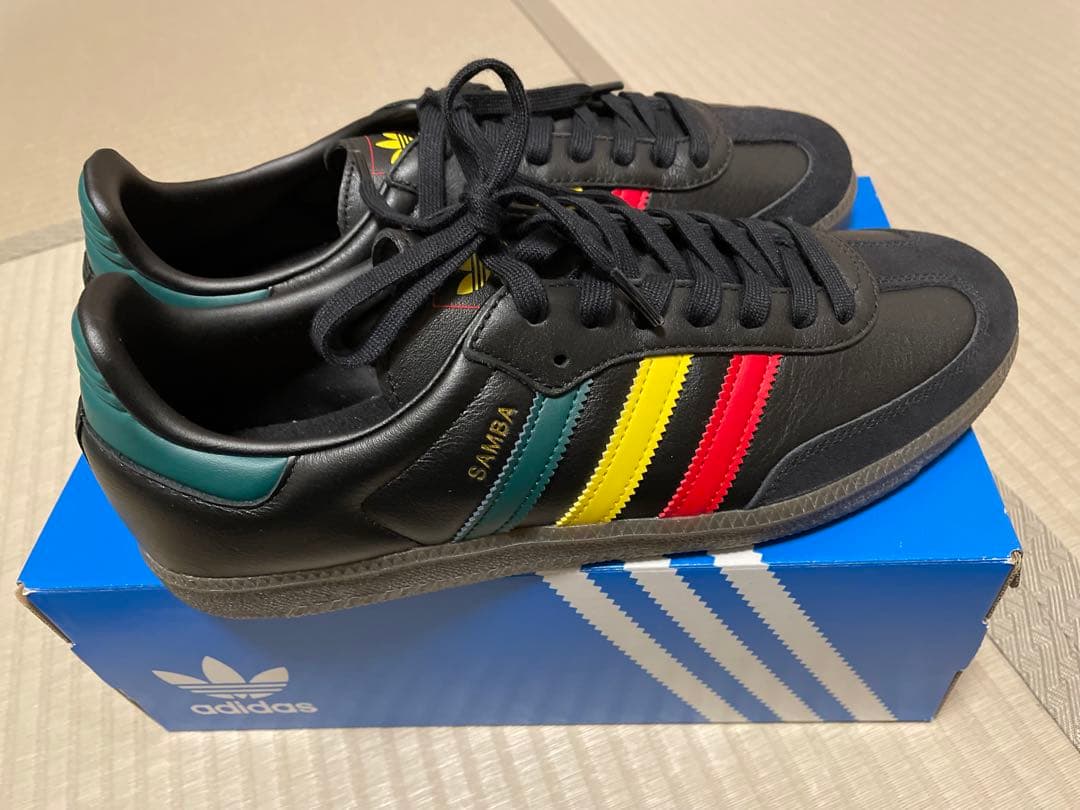 専用新品 アディダス オリジナルス サンバ OG ラスタ ブラック 28cm