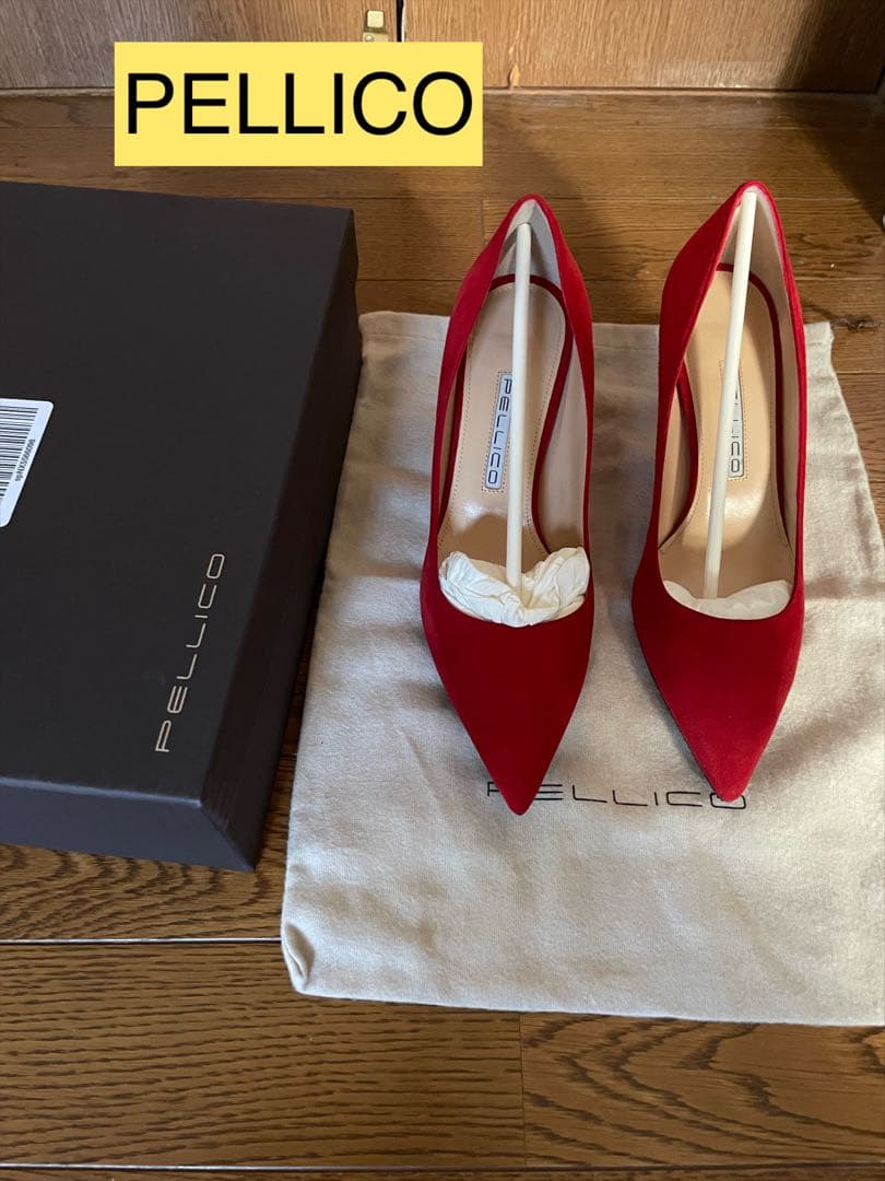 【新品未使用】 PELLICO ペリーコ　パンプスレッド