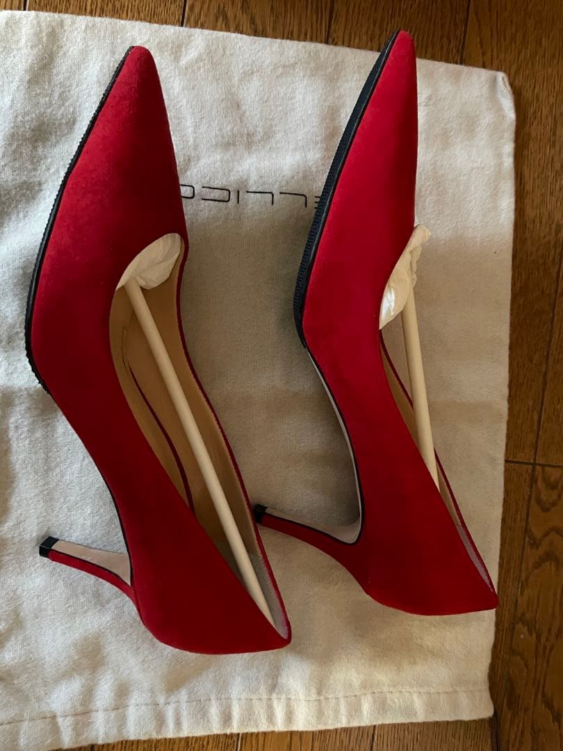 【新品未使用】 PELLICO ペリーコ　パンプスレッド