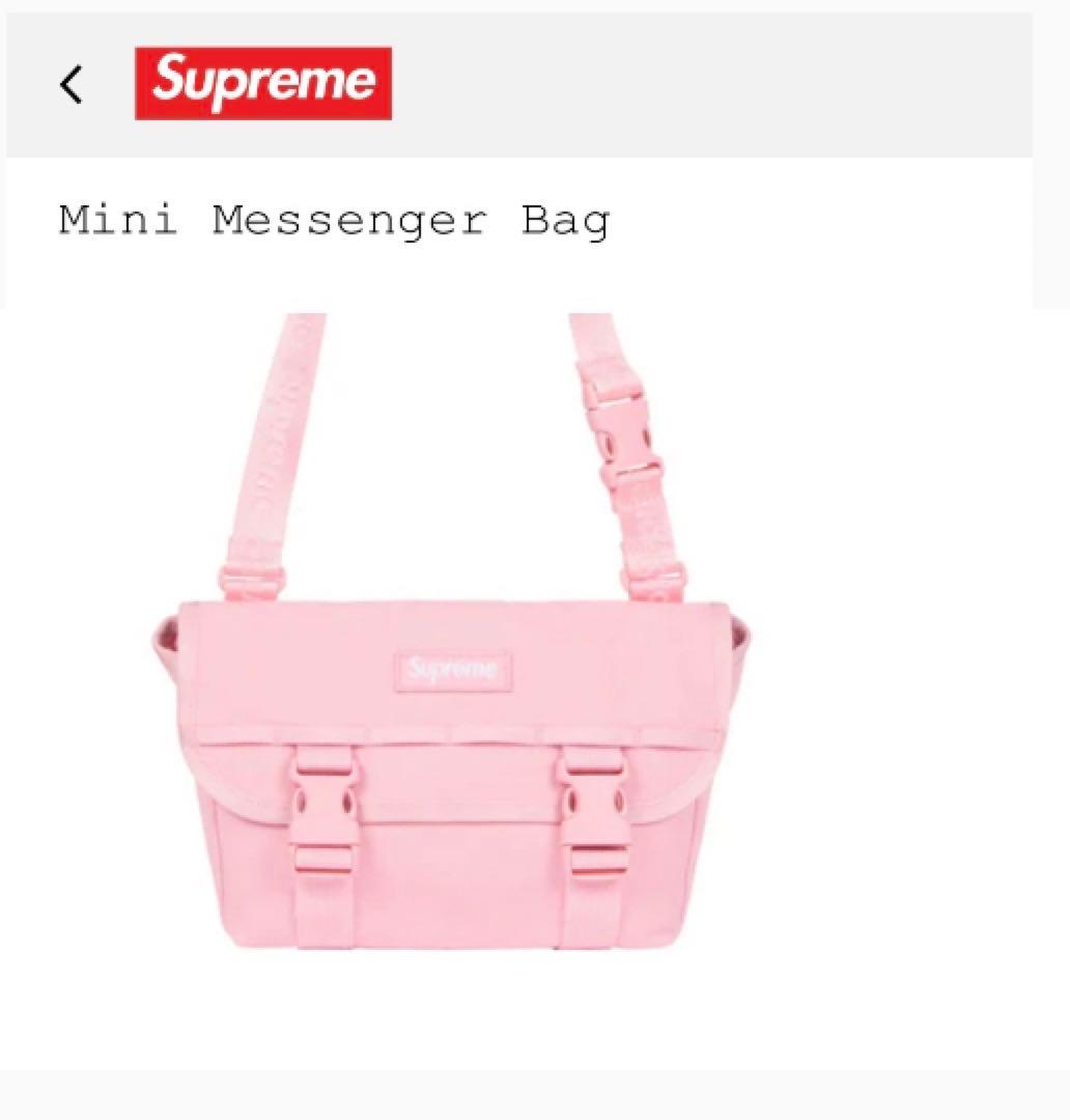 バッグ 25SS Mini Messenger Bag Light Pink