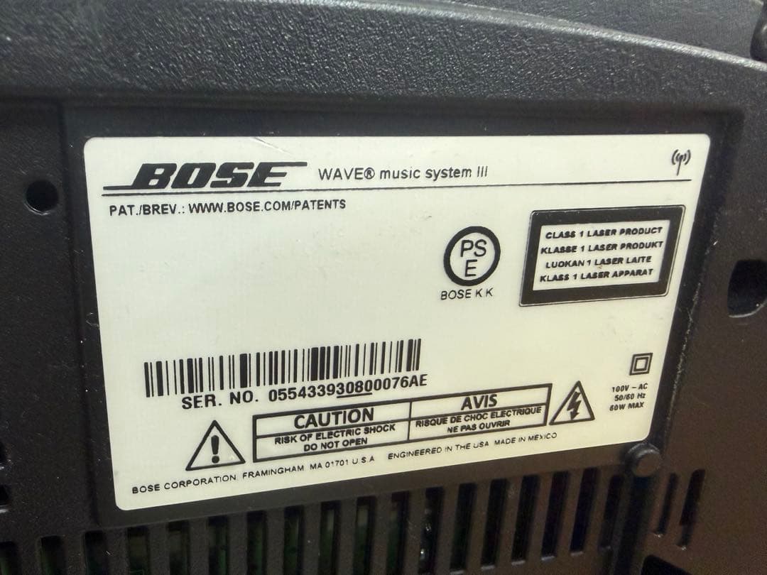 Bose Wave Music System III ＋ 3連CDチェンジャー