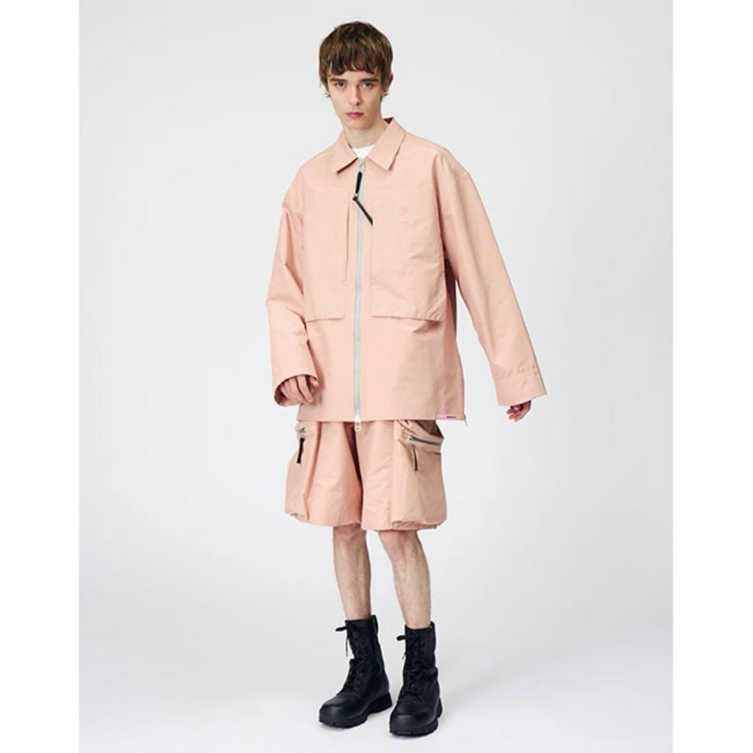 美品　GOLDWIN x OAMC overshirt jacket　ピンク　M