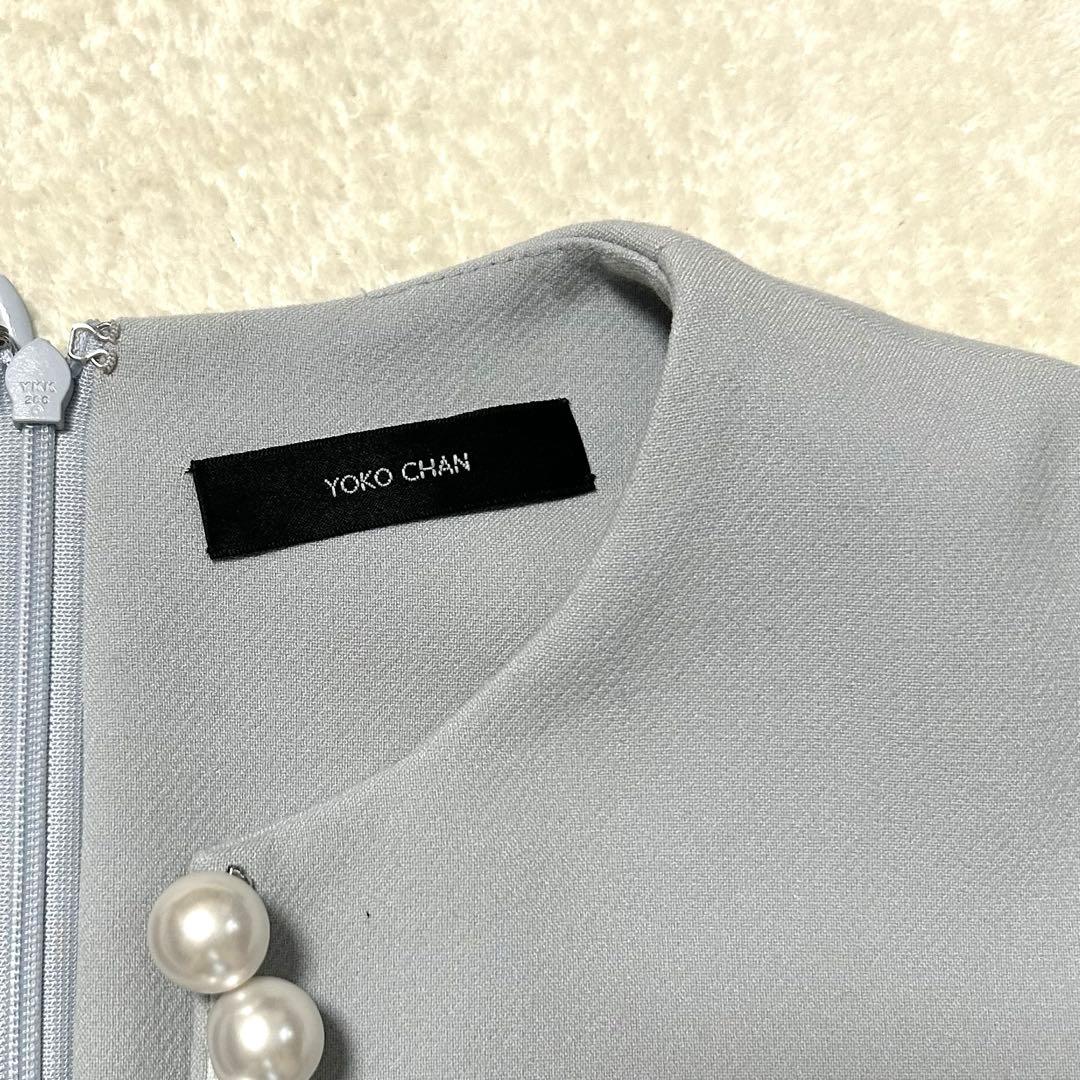 【人気色】YOKO CHAN ヨーコチャン ティアードスリーブドレス 36