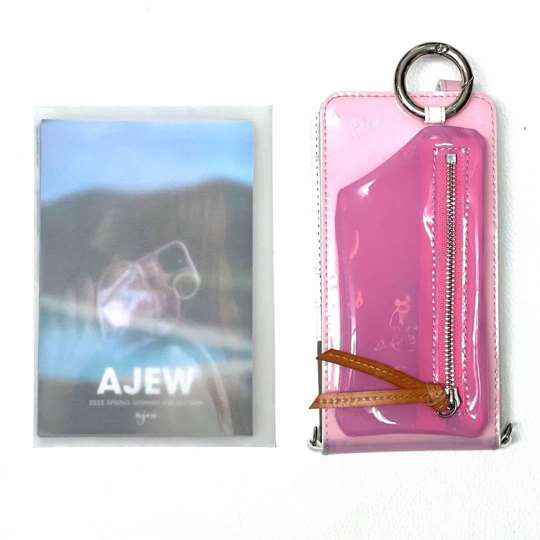 ajew エジュー 15周年記念モデル マルチ対応 Mサイズ ピンク エナメル