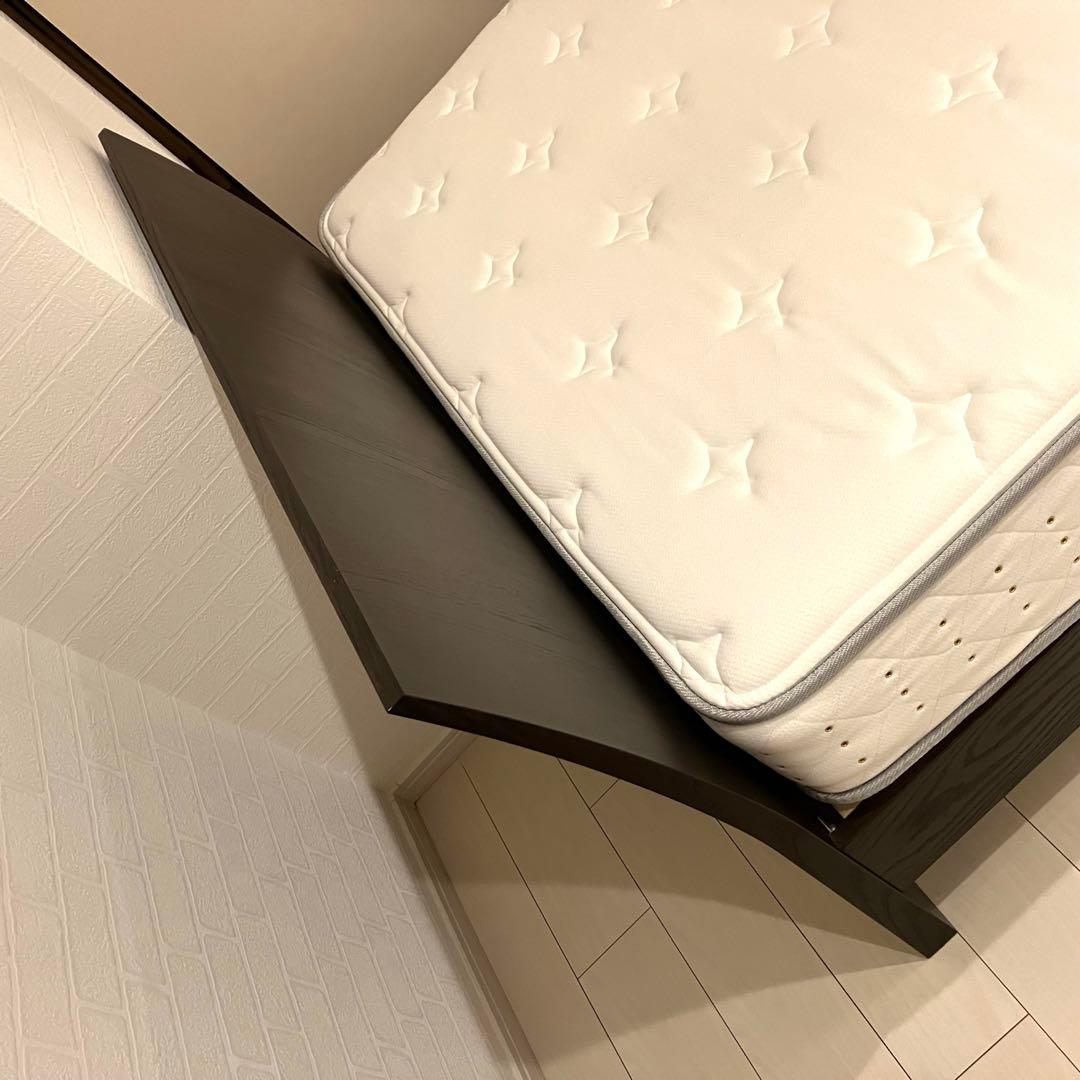 アクタス　ACTUS ベッド　ダブルベッド　マットレス付き