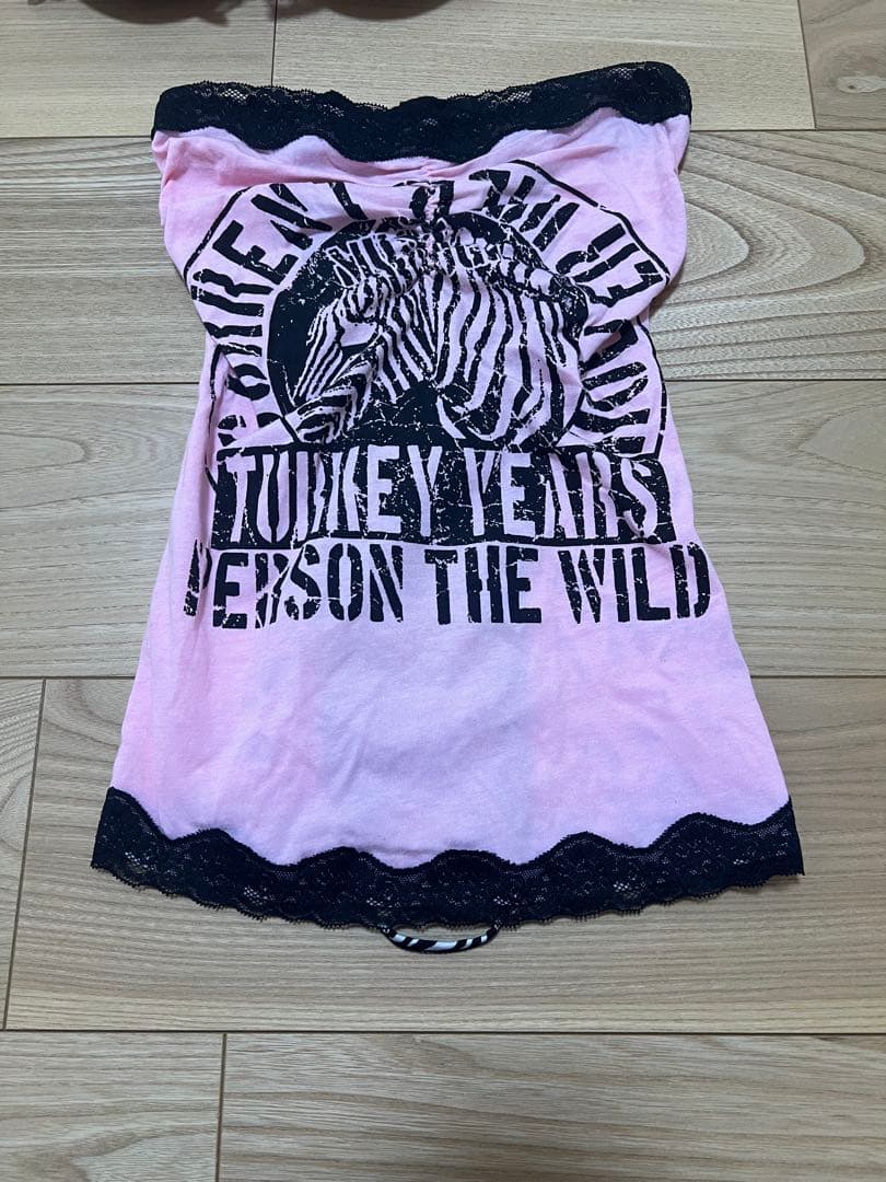 d.i.a ダイヤ　チューブトップ　ゼブラ　平成ギャル　y2k 希少　正規品