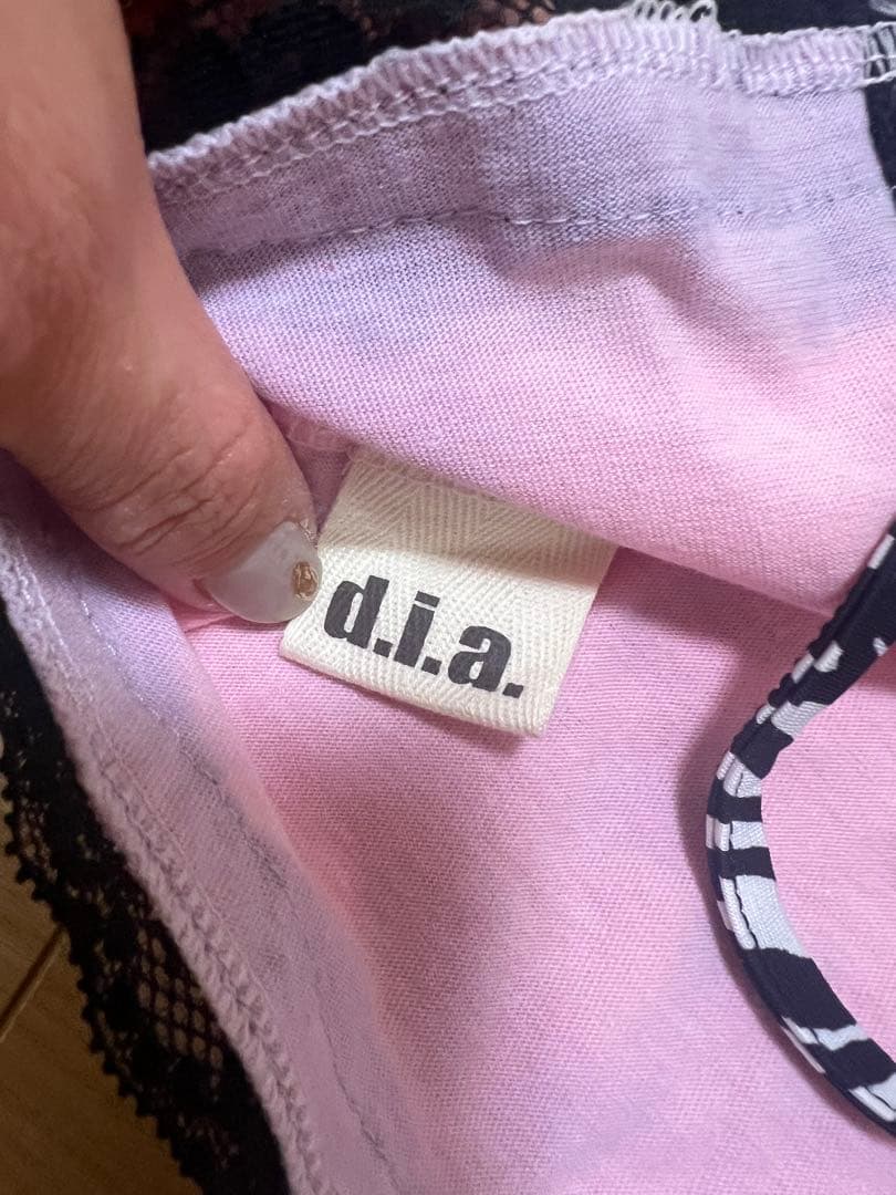 d.i.a ダイヤ　チューブトップ　ゼブラ　平成ギャル　y2k 希少　正規品