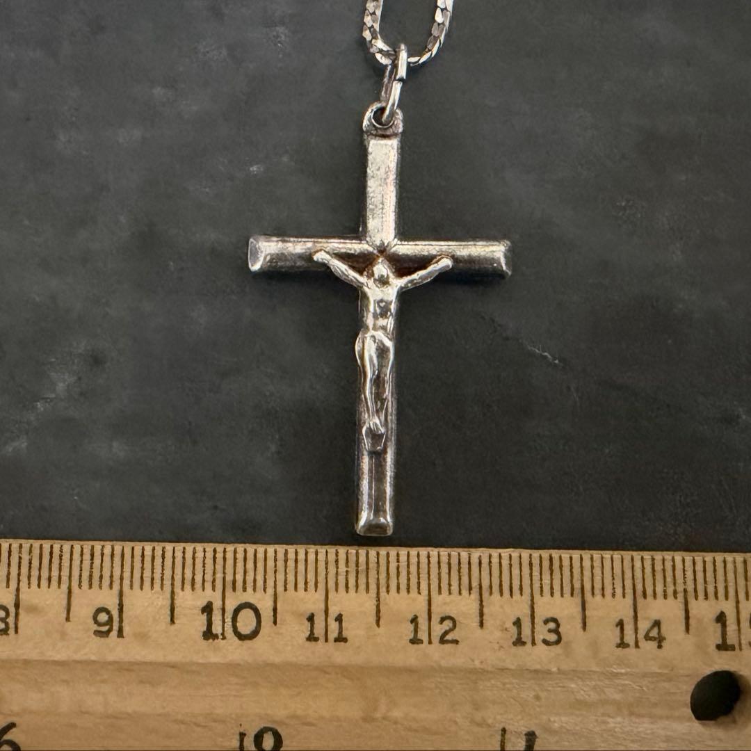 ヴィンテージ　シルバー　925 イタリア　アンティーク　ロザリオ　ネックレス