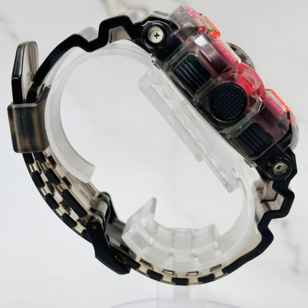 カシオ G-SHOCK スケルトン GA-400SK 腕時計 メンズ ピンク 黒