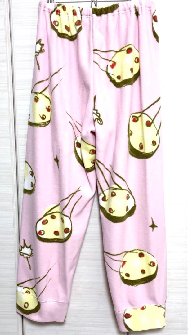 tsumori chisato ナイトウエア LL 上下セット 綿混フリース素材