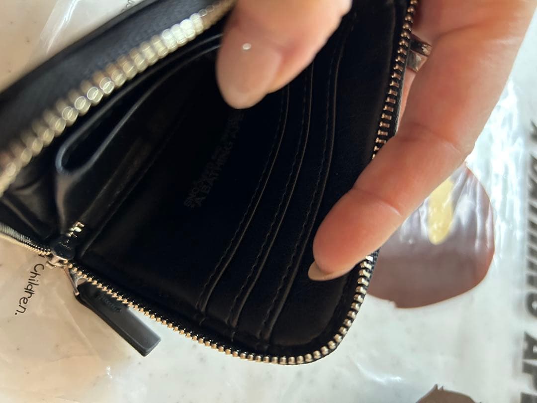 レア新品未使用‼️コムデギャルソン大阪BAPE L字型ミニ財布-コラボ&5周年ロゴ