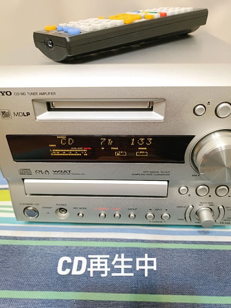 ONKYO FR-X9A CD/MD FM/AM 整備済完動品 リモコン付 美品