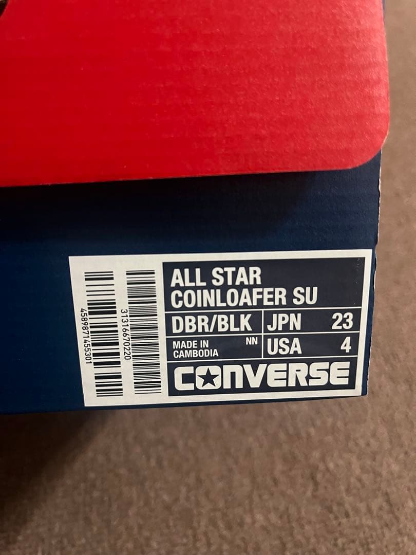 コンバース　オールスター　ローファー　SU 23cm