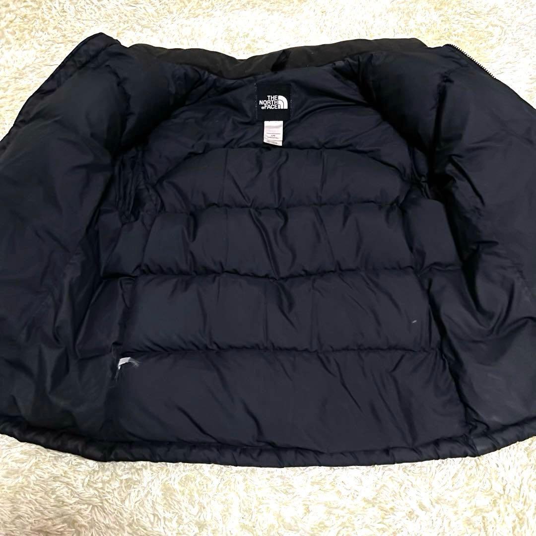 ノースフェイス　ダウンジャケット　レディースL　700フィル　ブラック黒　古着