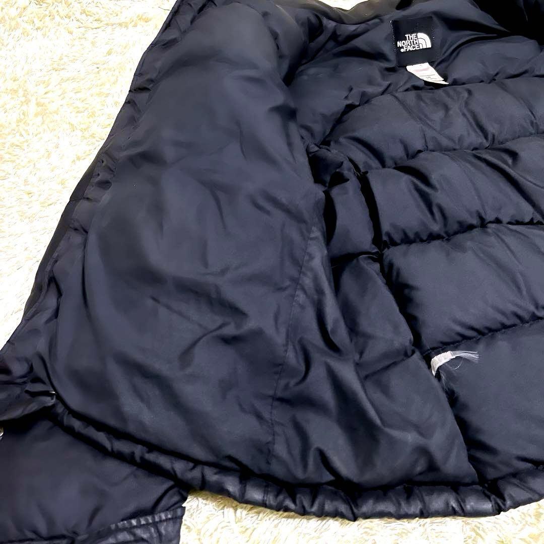 ノースフェイス　ダウンジャケット　レディースL　700フィル　ブラック黒　古着