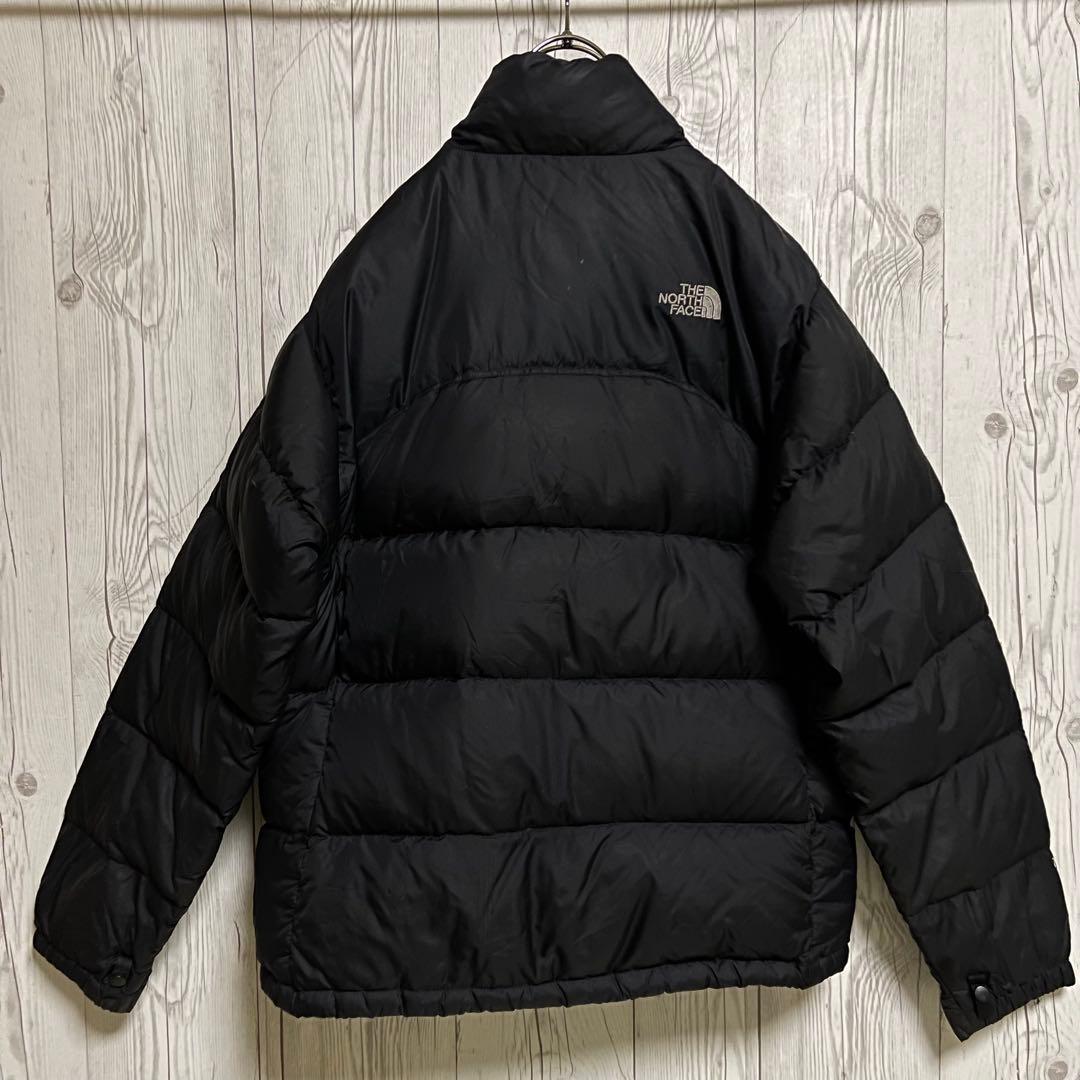 ノースフェイス　ダウンジャケット　レディースL　700フィル　ブラック黒　古着