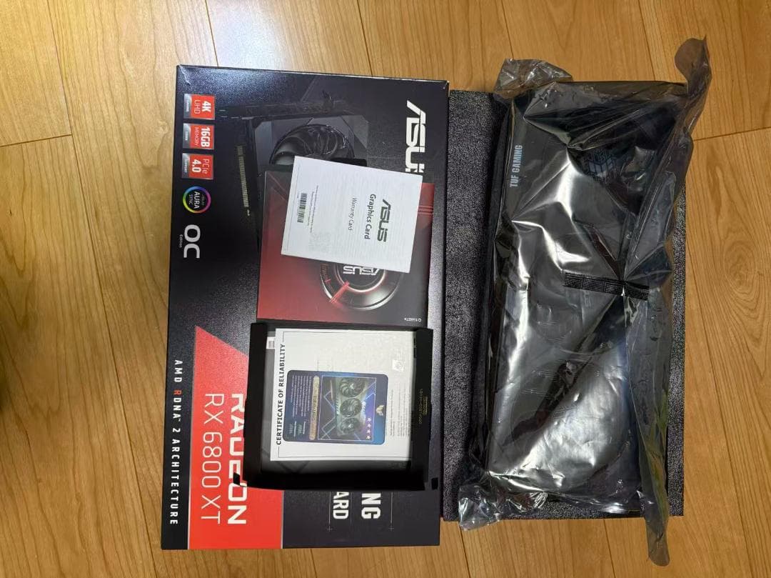【新品同様】ASUS TUF-RX6800XT-O16G-GAMING