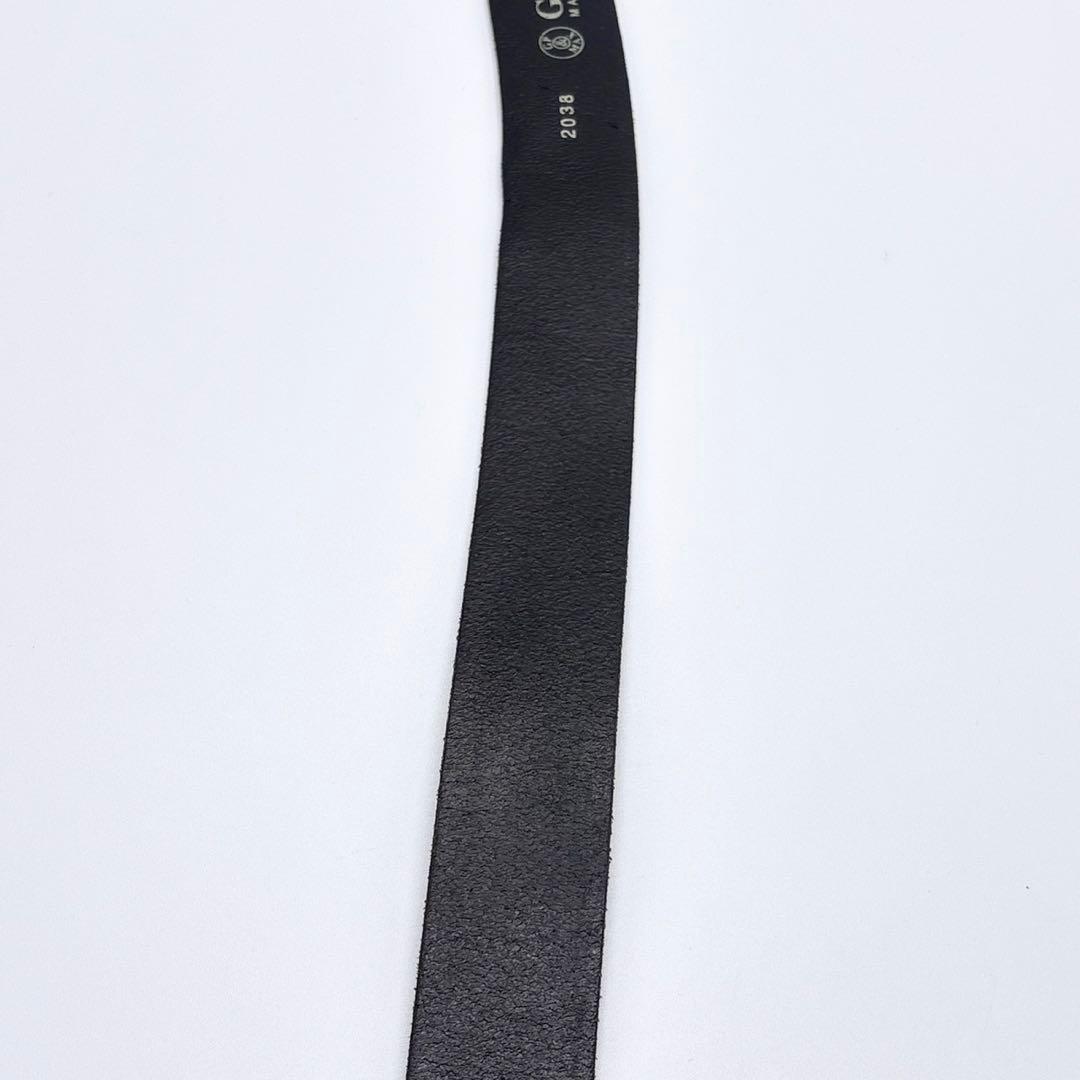 ヴェルサーチ ベルト メデューサ ゴールド金具 レザー ブラック