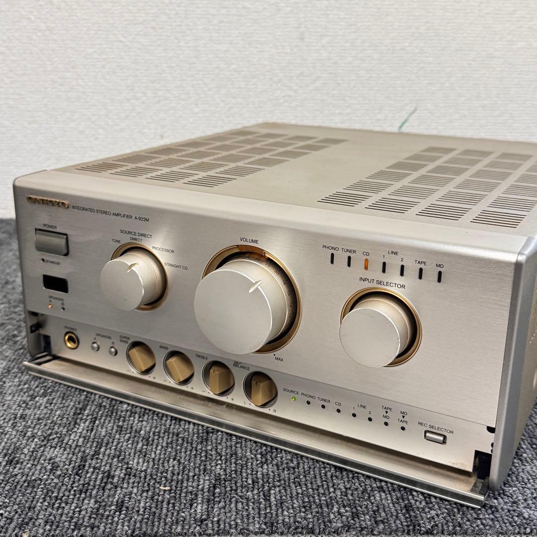 ONKYO A-922M プリメインアンプ MD-122MX セット通電確認済
