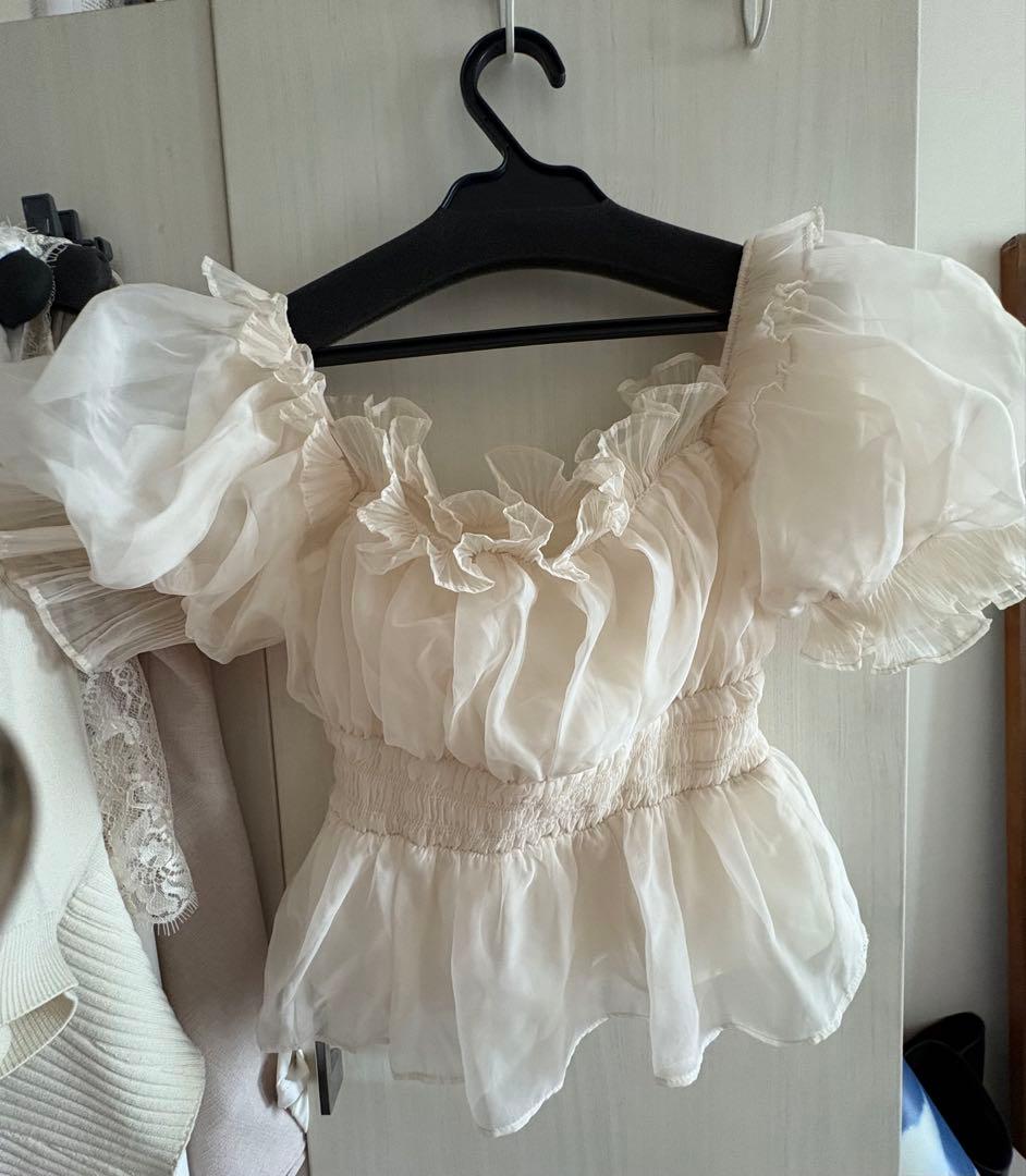 snidel オフショルブラウス　試着のみ