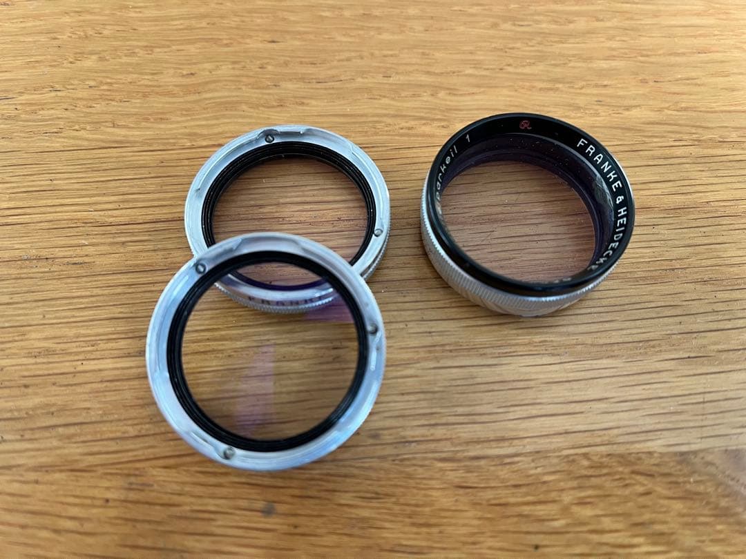 レンズ(単焦点) Rolleinar 1 set with case. Junk user