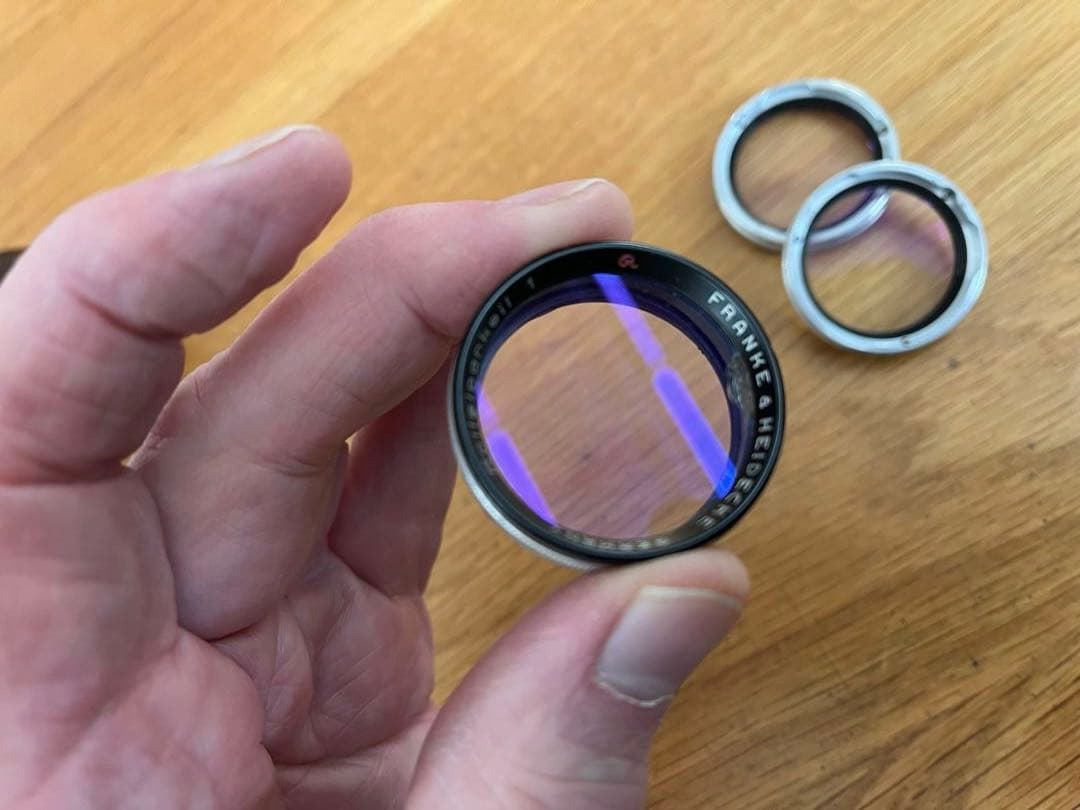 レンズ(単焦点) Rolleinar 1 set with case. Junk user