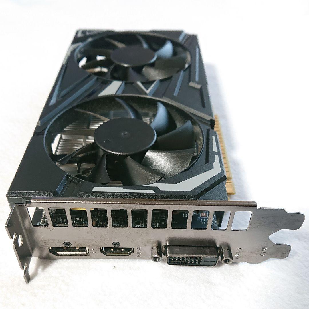 GF-GTX1650D6-E4GB/DF3　消費電力75W補助電源コネクタ不要