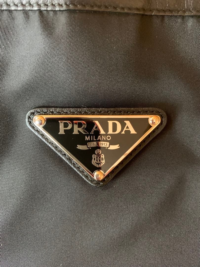 [美品]プラダ トートバッグ　ナイロン　ブラック