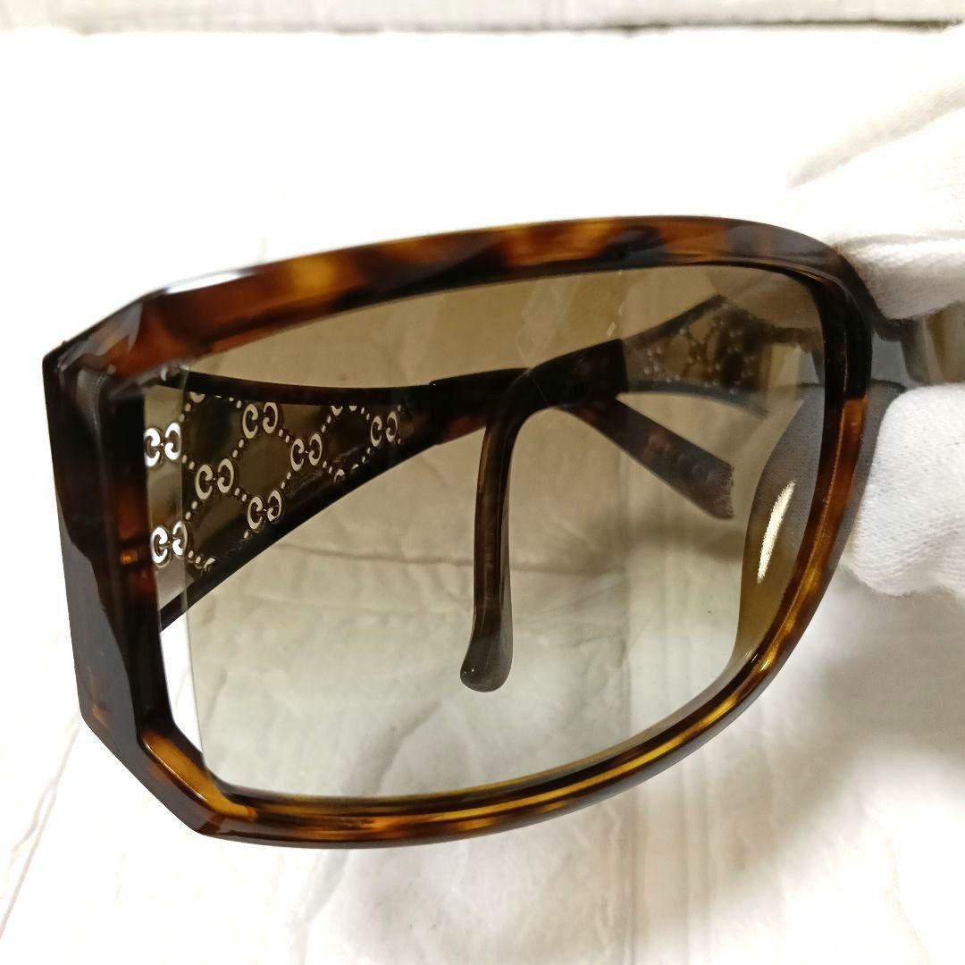 528 GUCCI サングラス マイクロGG ブラウン ケース・クロス付き