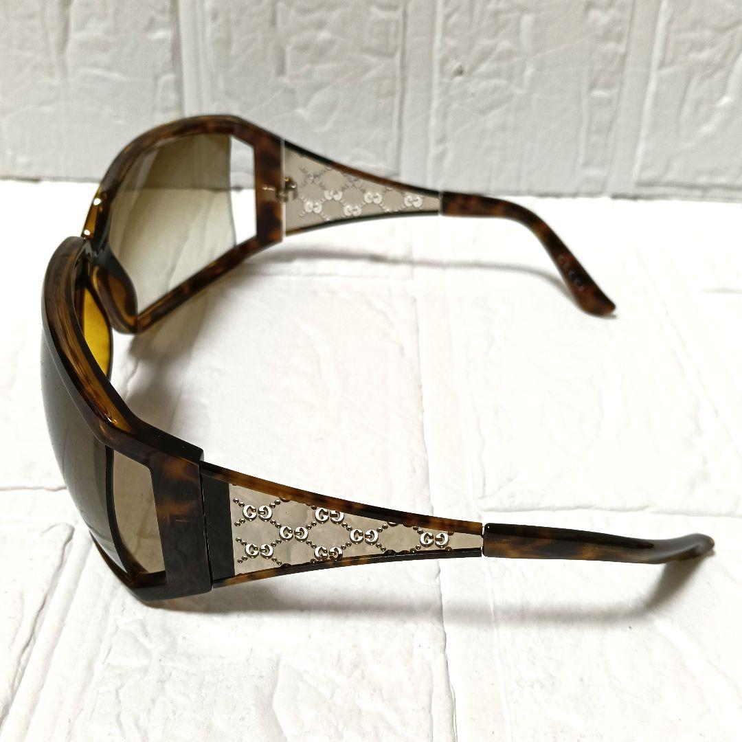 528 GUCCI サングラス マイクロGG ブラウン ケース・クロス付き