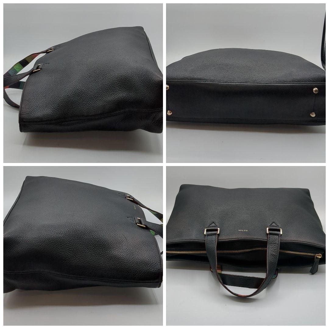 Paul Smith ポール・スミス シボ革 ビジネスバッグ ブラック