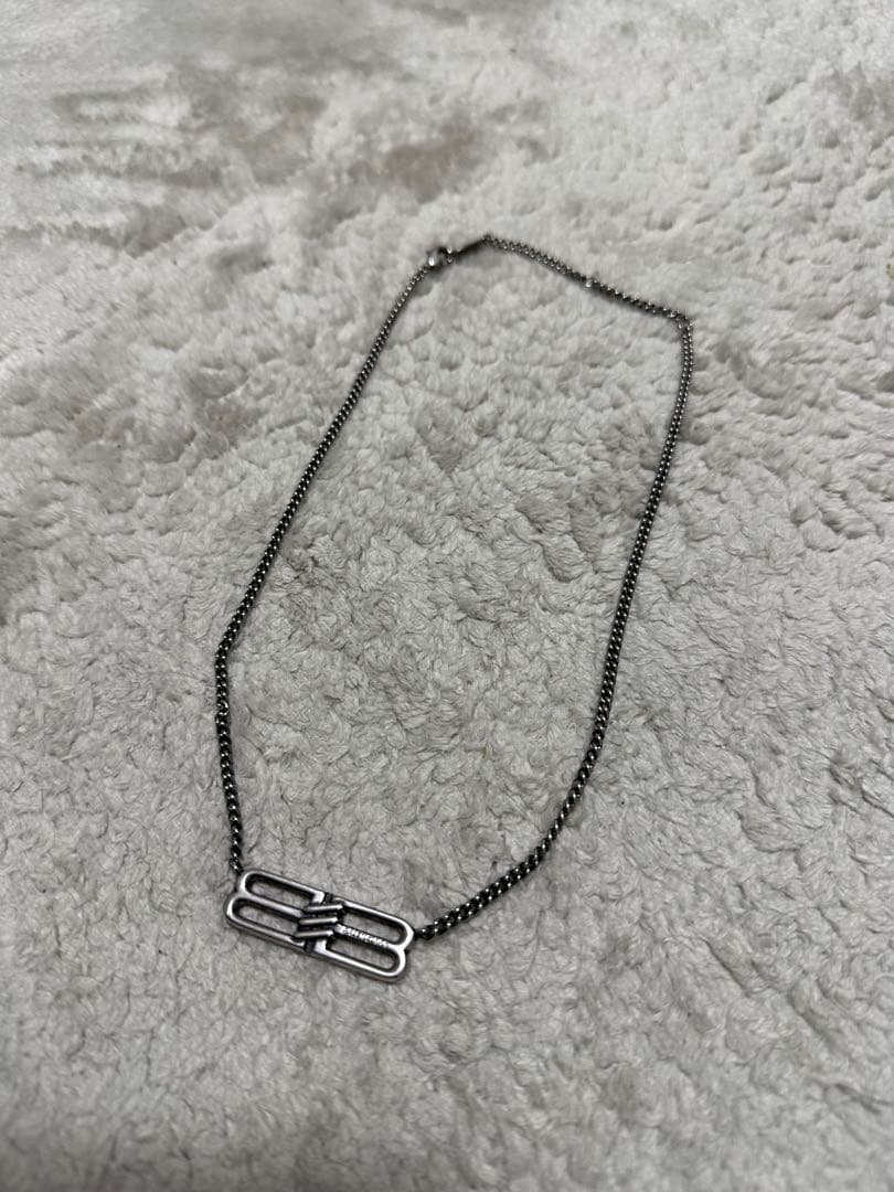 BALENCIAGA バレンシアガ BB ICON ネックレス　アンティーク調