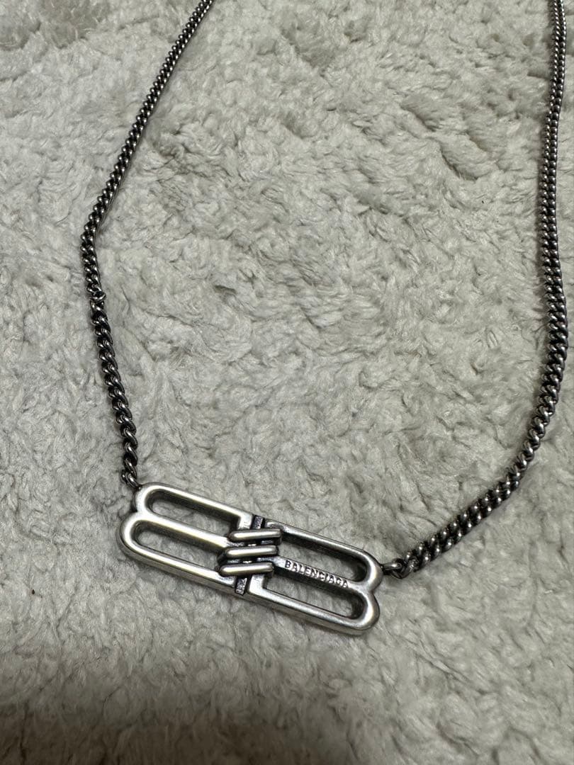 BALENCIAGA バレンシアガ BB ICON ネックレス　アンティーク調
