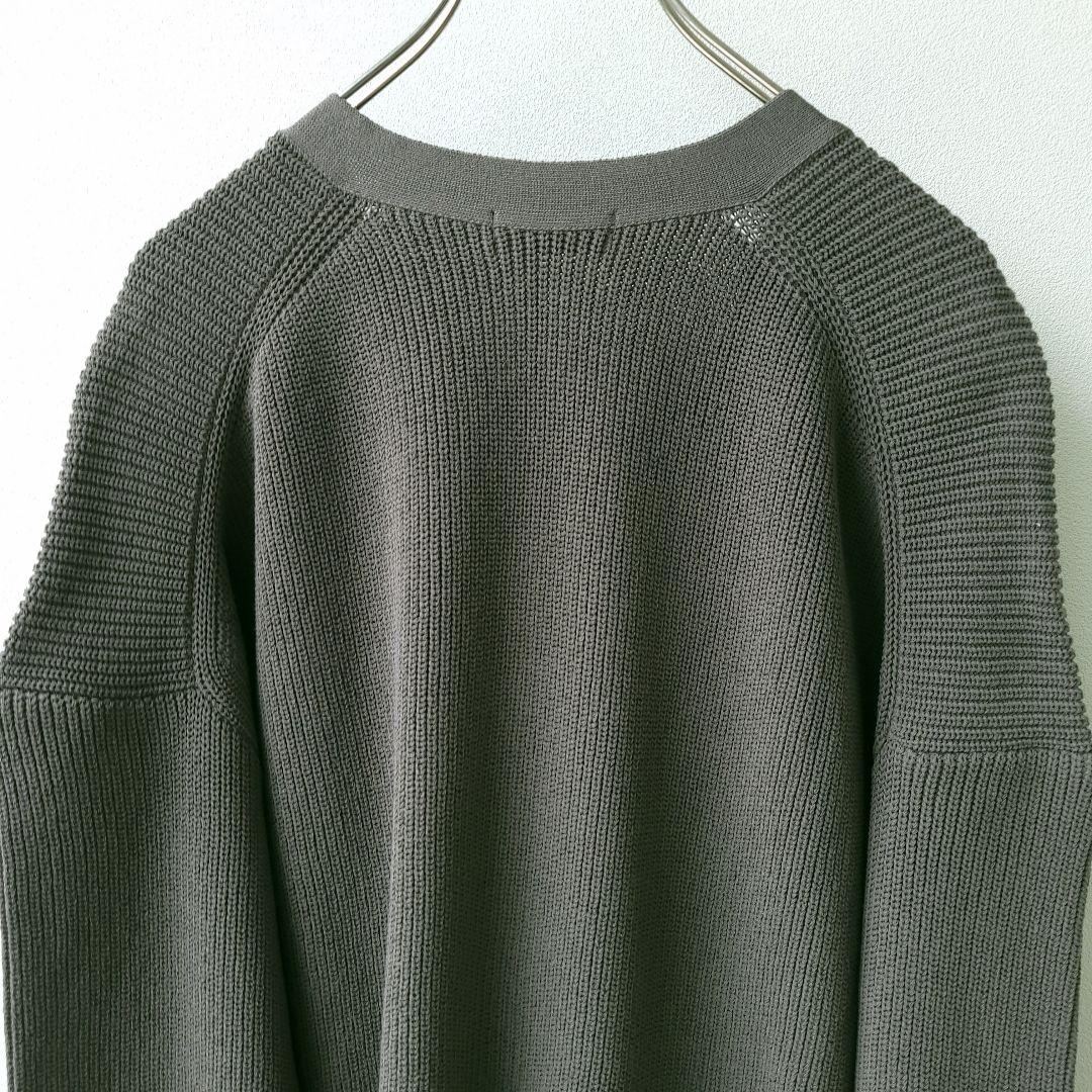 新品未使用タグ付き　ハグオーワー　畦編みニットカーディガン　サイズフリー