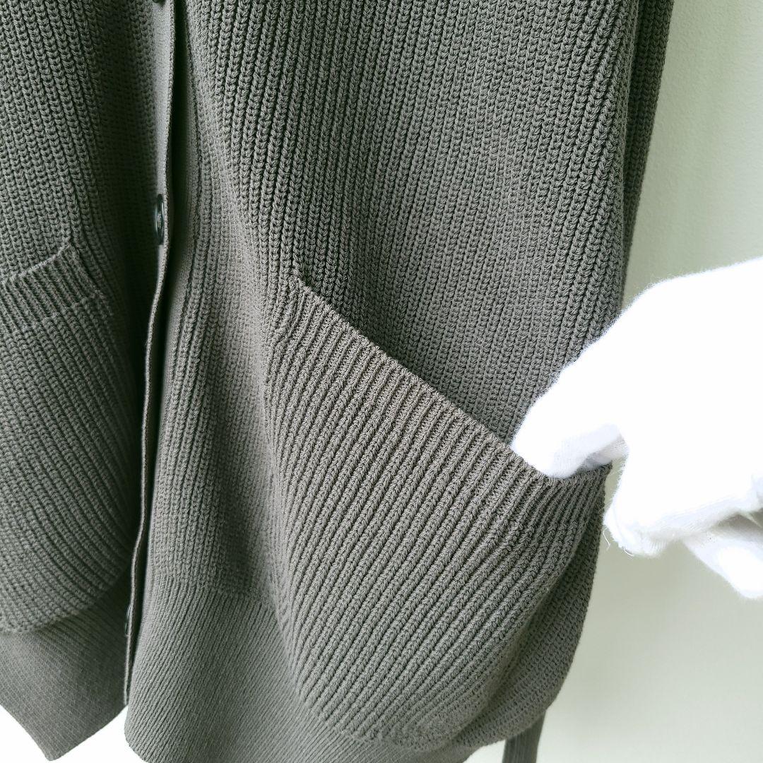 新品未使用タグ付き　ハグオーワー　畦編みニットカーディガン　サイズフリー