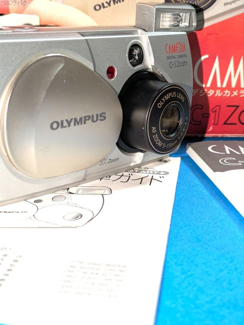 OLYMPUS C-1 Zoom コンパクトデジタルカメラ 防水防塵プロテクタ付