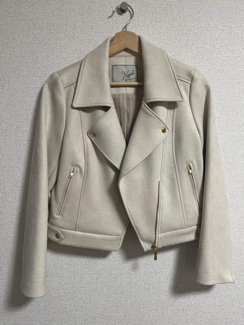 Noela スプリングライダースジャケット