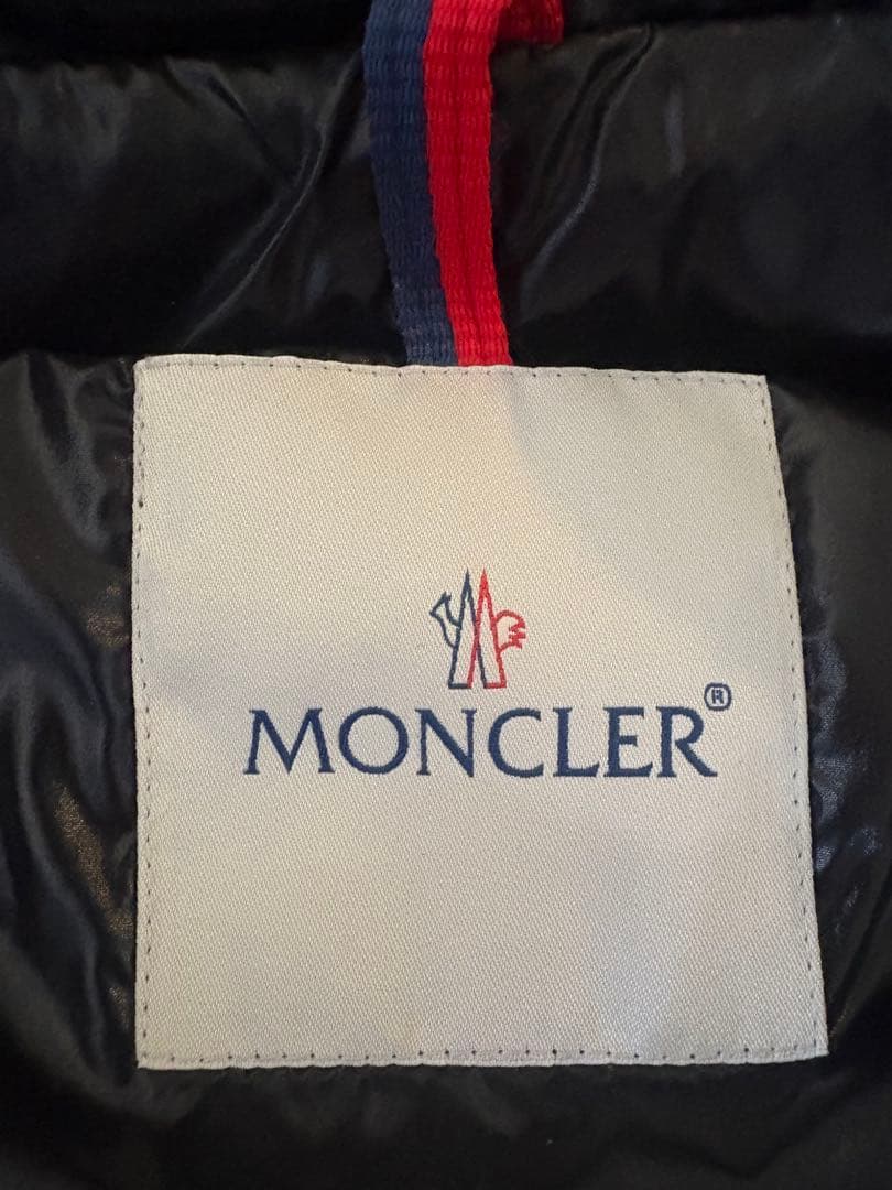 Moncler ブラック ダウンベスト　サイズ0