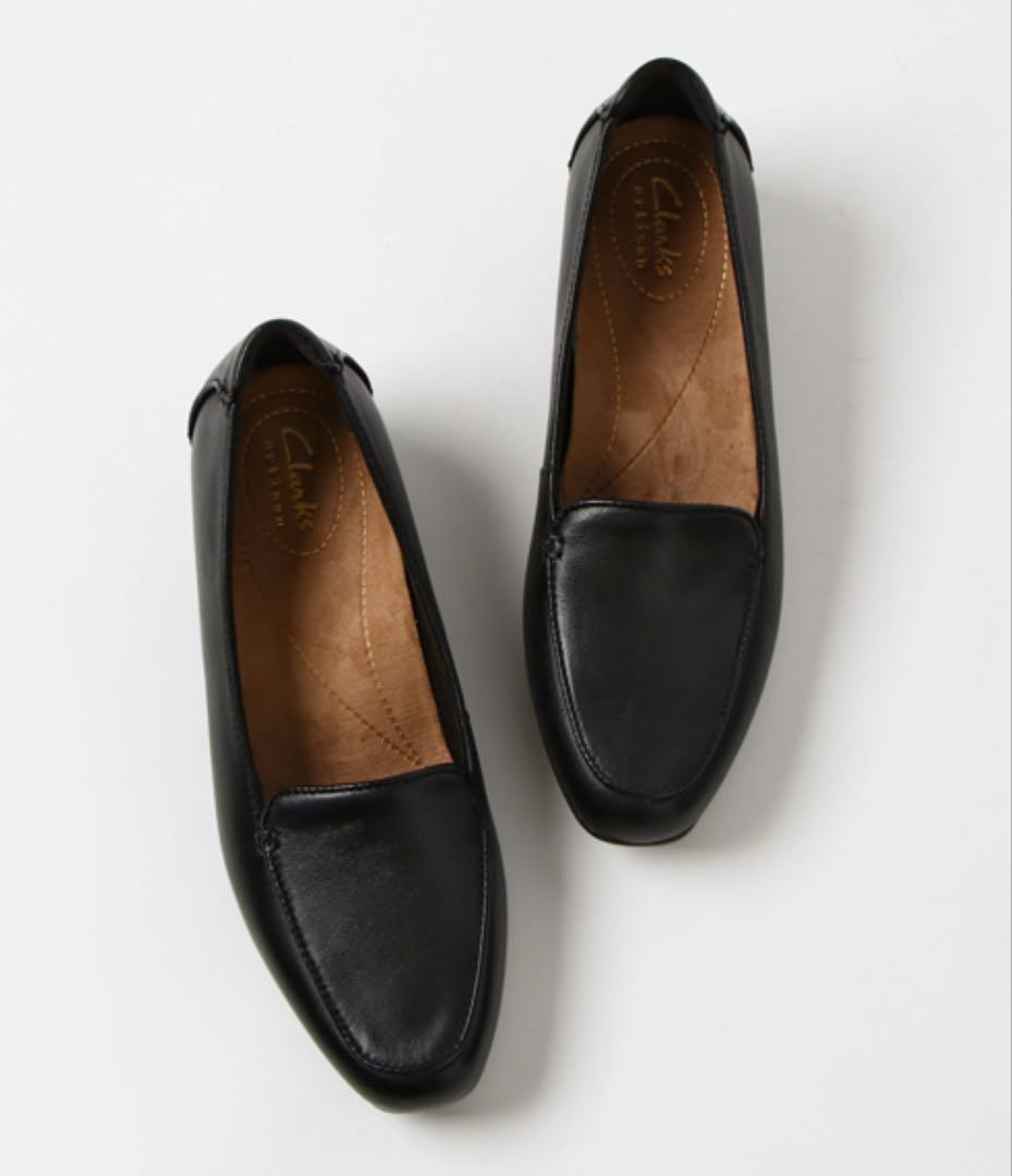 クラークスKeesha Luca / キーシャルカ (ブラックレザー)25センチ