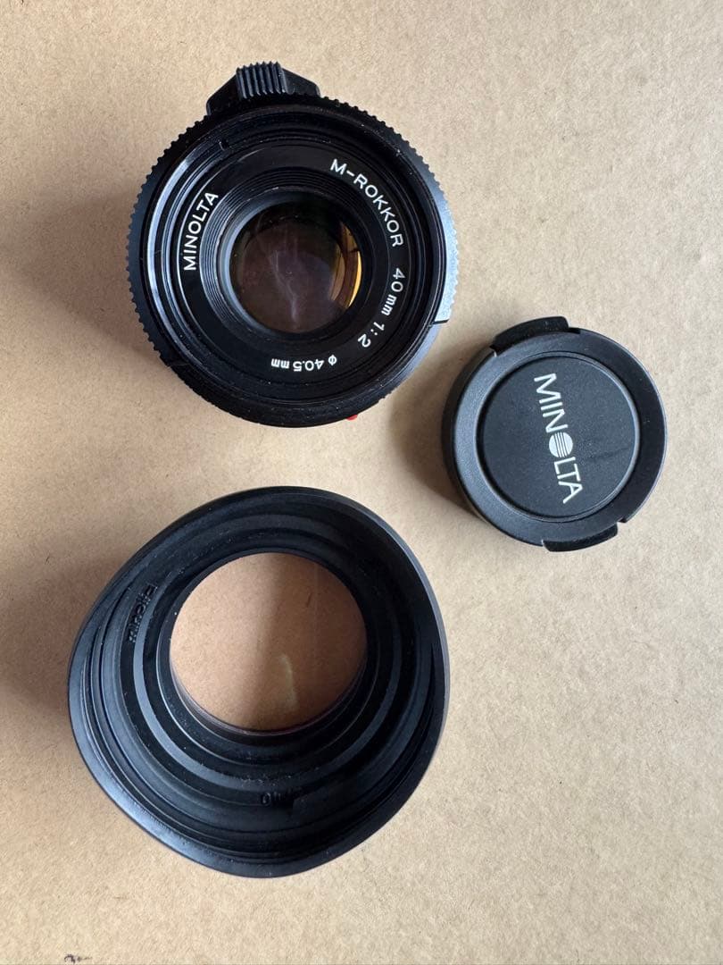 Minolta M-ROKKOR QF 40mm F2 美品