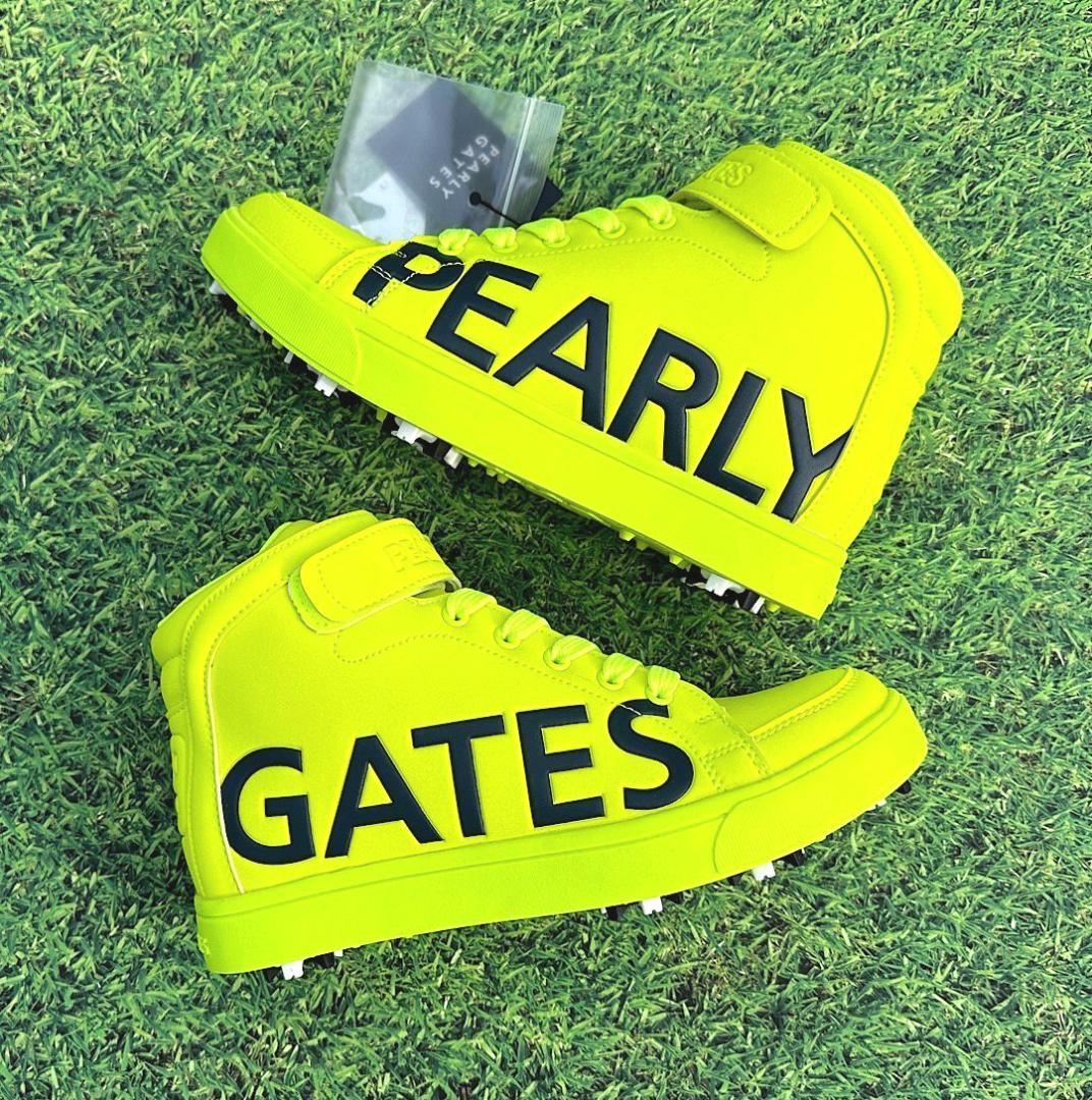 新品正規品 パーリーゲイツ 定価37400円 ゴルフシューズ 22.5cm