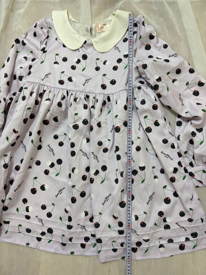 ローズマリーソワール⭐︎チェリー柄ワンピース