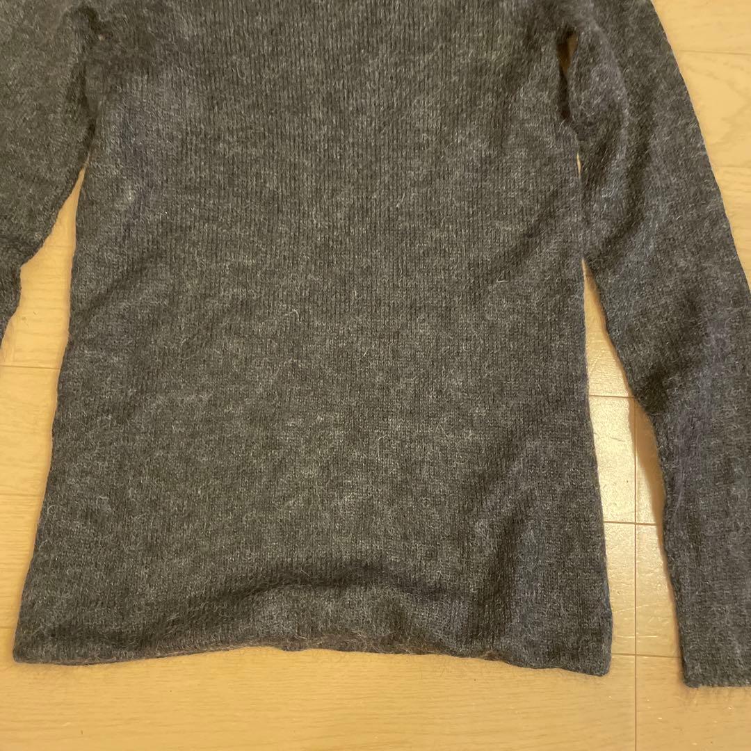 BOTTEGA VENETA 長袖タートルネックセーター グレー✖️ネイビー S