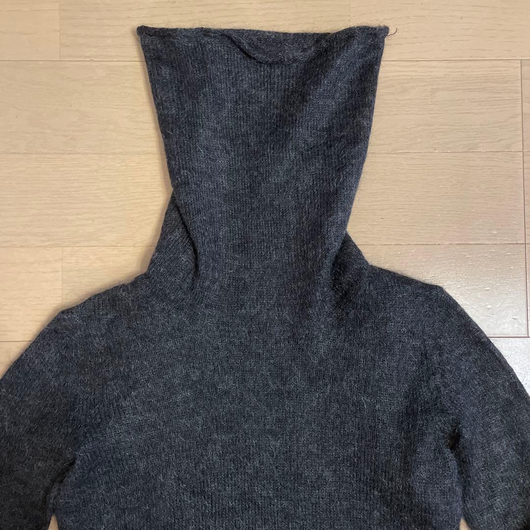 BOTTEGA VENETA 長袖タートルネックセーター グレー✖️ネイビー S