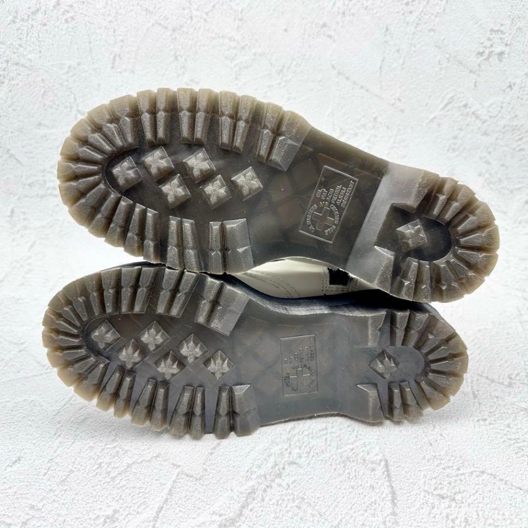 早い者勝ち！Dr.martens 8ホール 厚底ブーツ ホワイト 24cm 美品