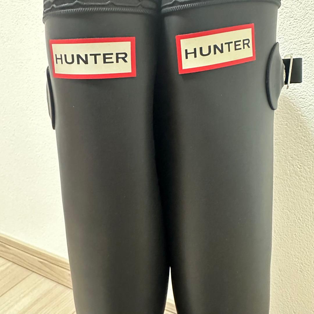 HUNTER　ブラック　UK6（24.5-25.0cm）