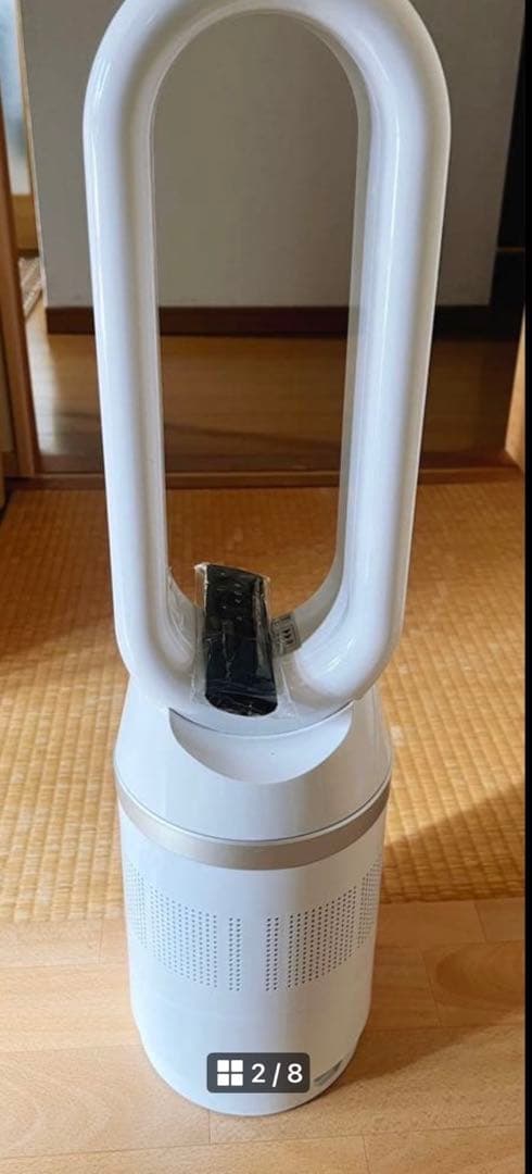 羽なし　セラミックヒーター　冷暖風気　ホワイト　未使用品