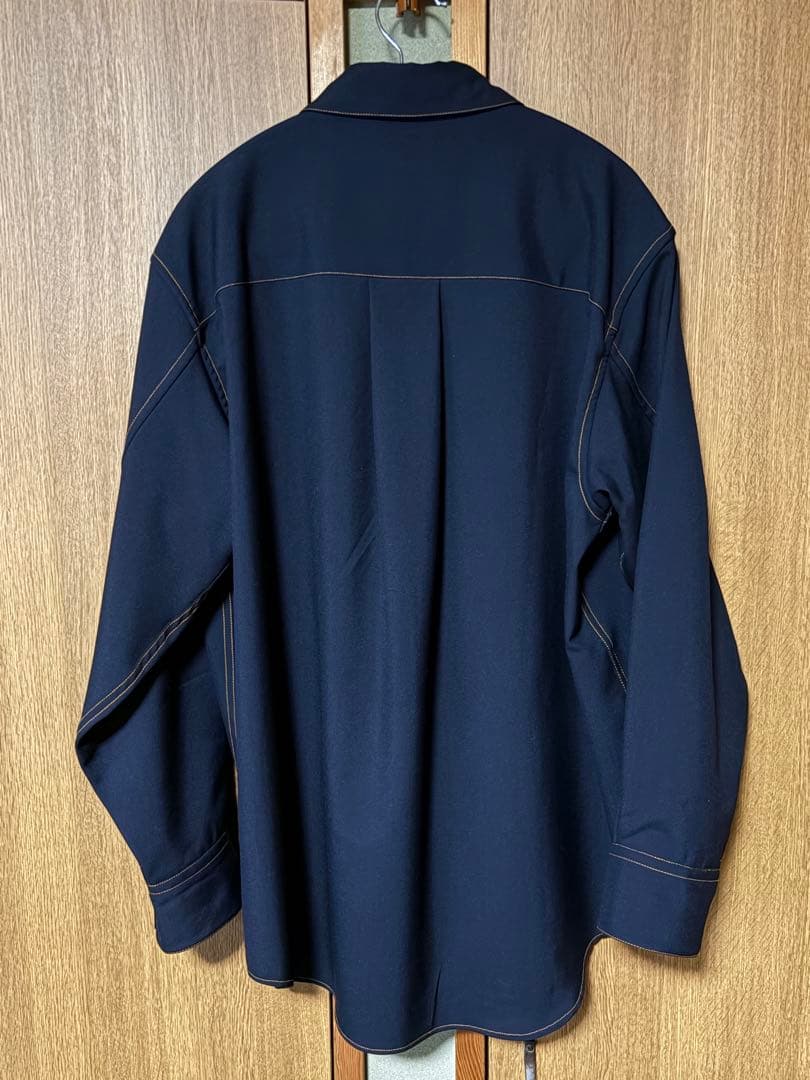 Marni マルニ　ステッチシャツ　トロピカルウール　カラーステッチシャツ